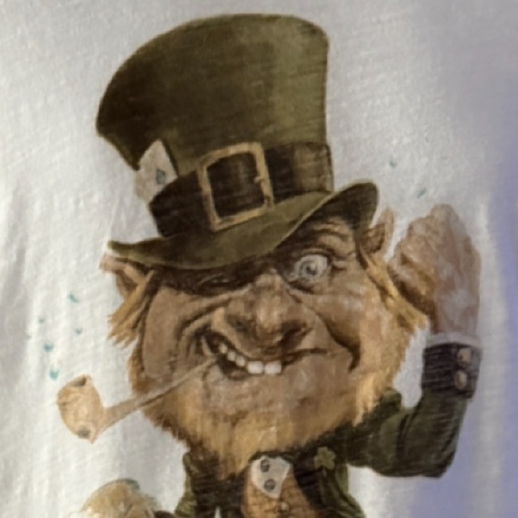 Lucky Brand Vintage St. Patrick’s Day Leprechaun Tee – Men’s Large - Picture 6 of 10